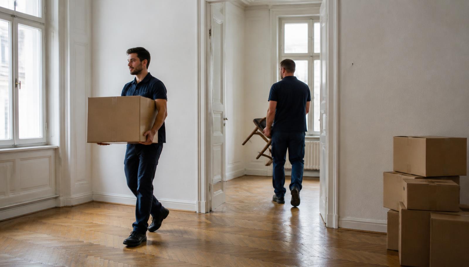 Deep cleaning Vienna after an apartment clearance – empty flat prepared for handover
